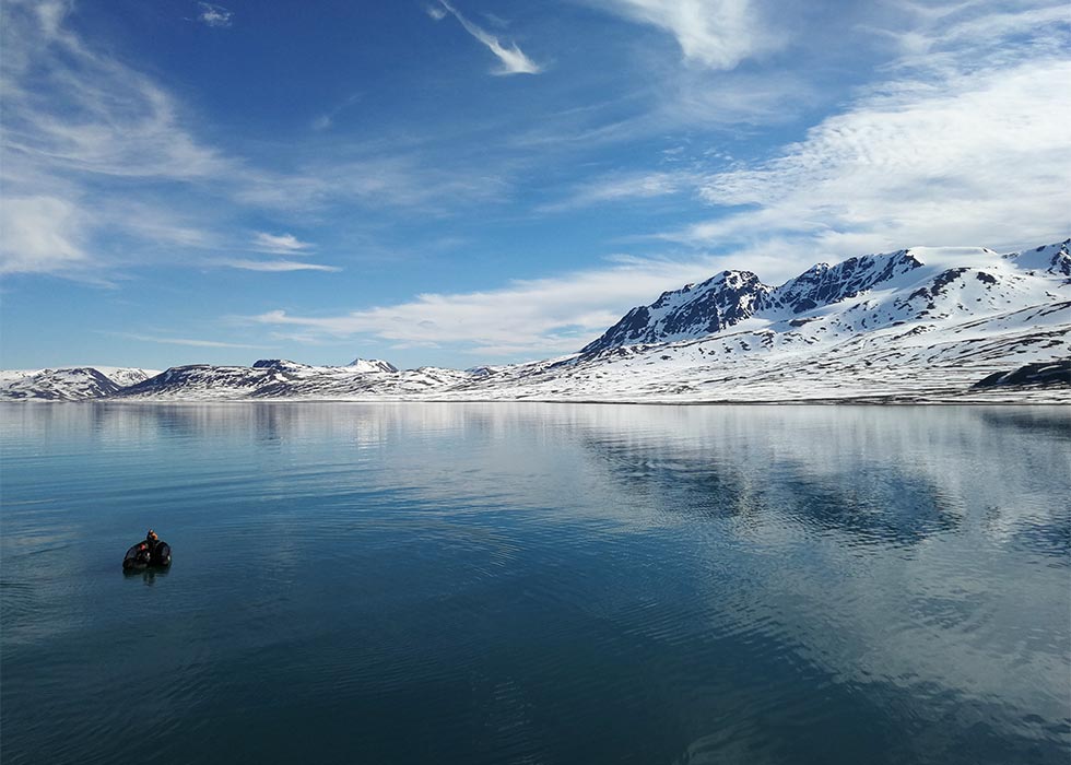 svalbard in barca a vela