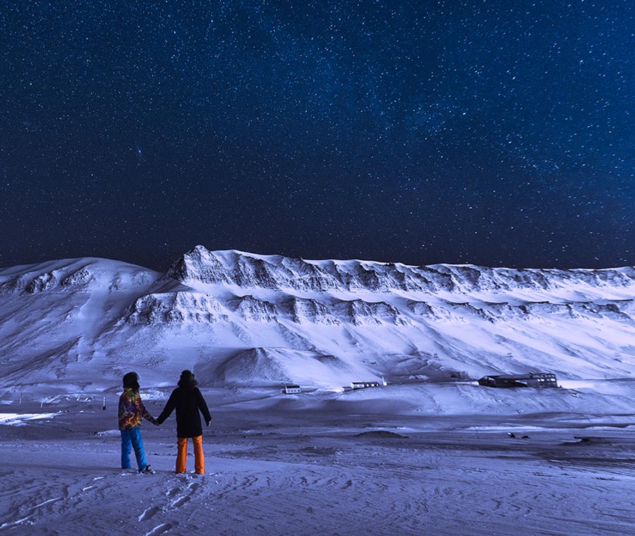 notte polare svalbard