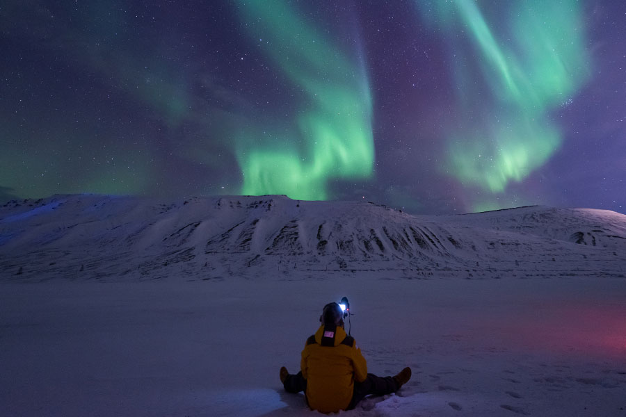 notte polare svalbard